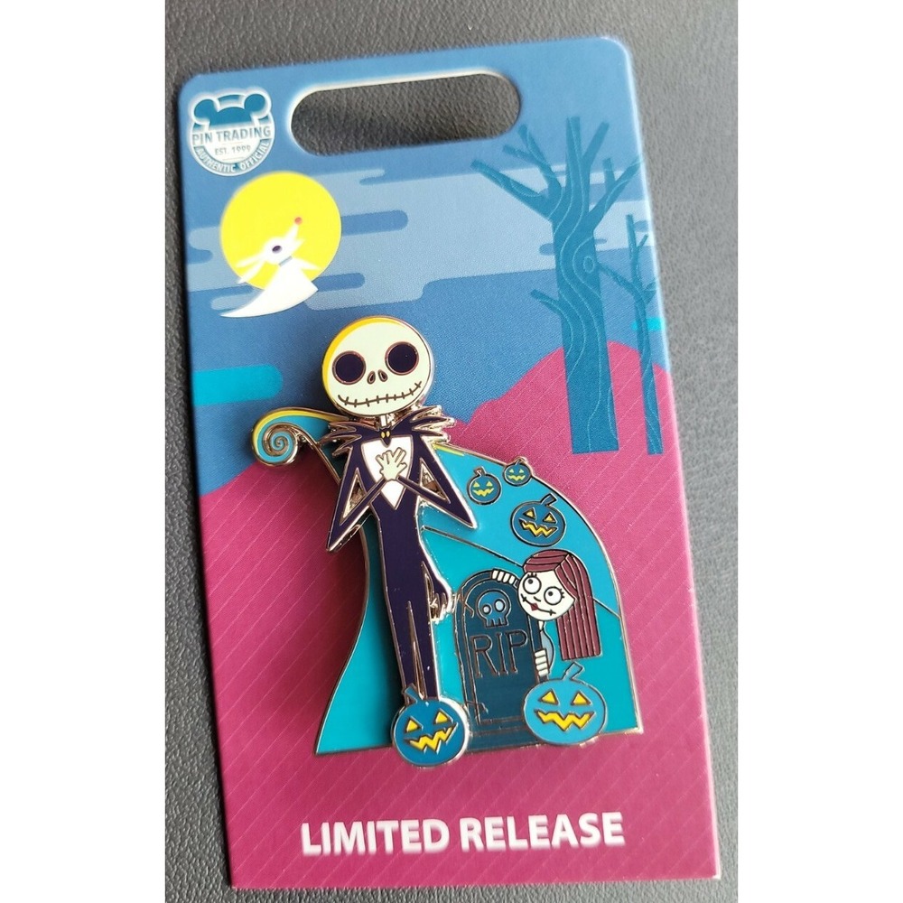 2021 Disney Pin Nightmare Before Christmas Halloween Limited Release Jack Sally
